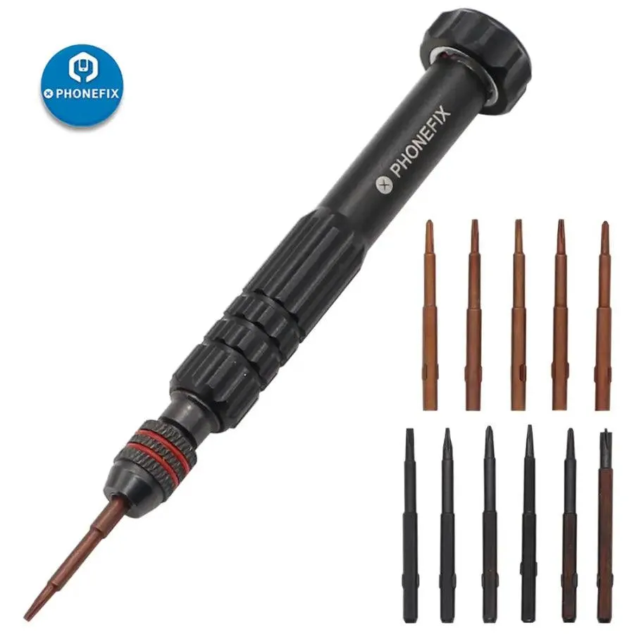 12 IN 1 Multi-Function Screwdriver Repair Tool Kit With Replaceable Bits