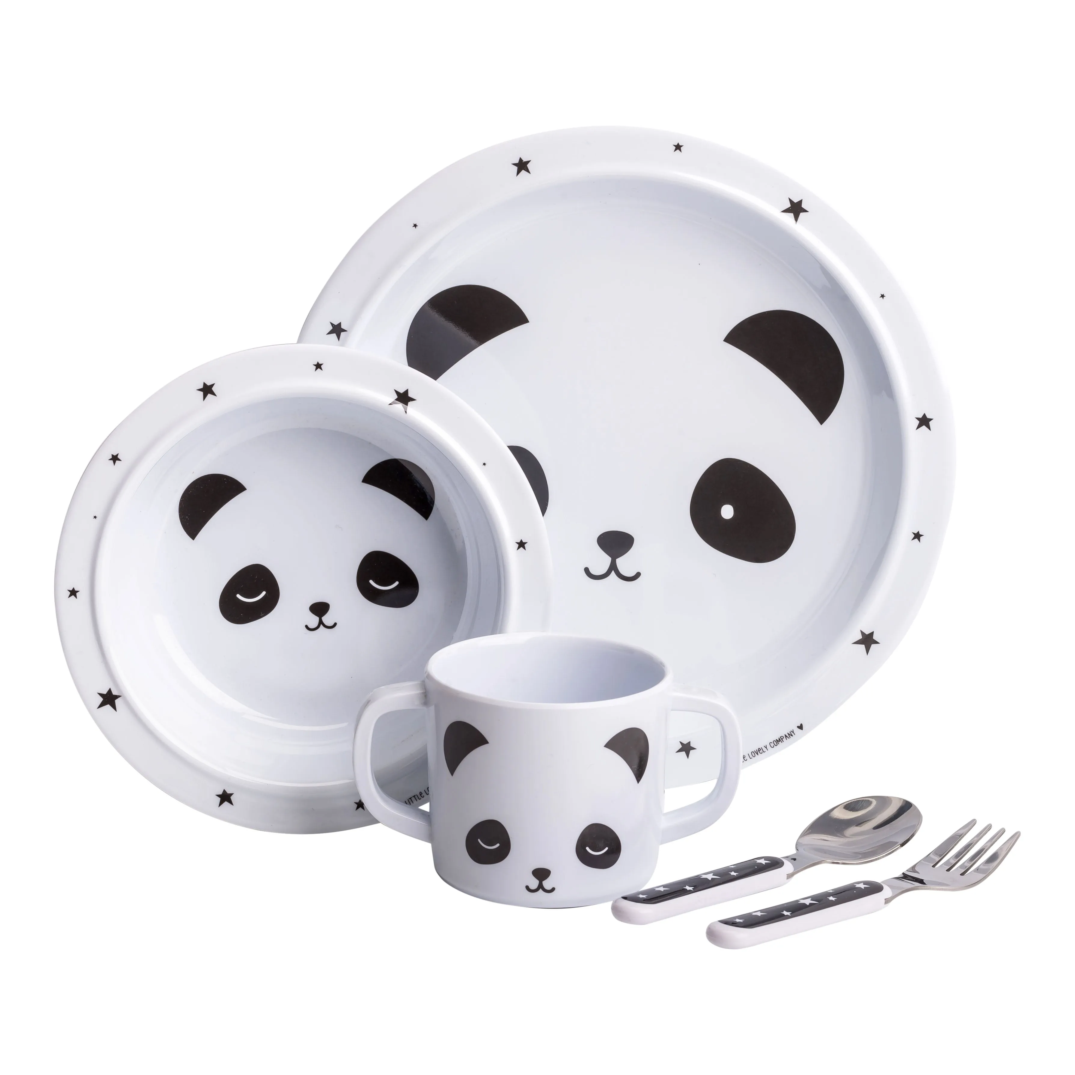 A Little Lovely Company Dinner Set Panda