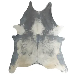 Acidwash on Natural Cowhide, Grey Distress