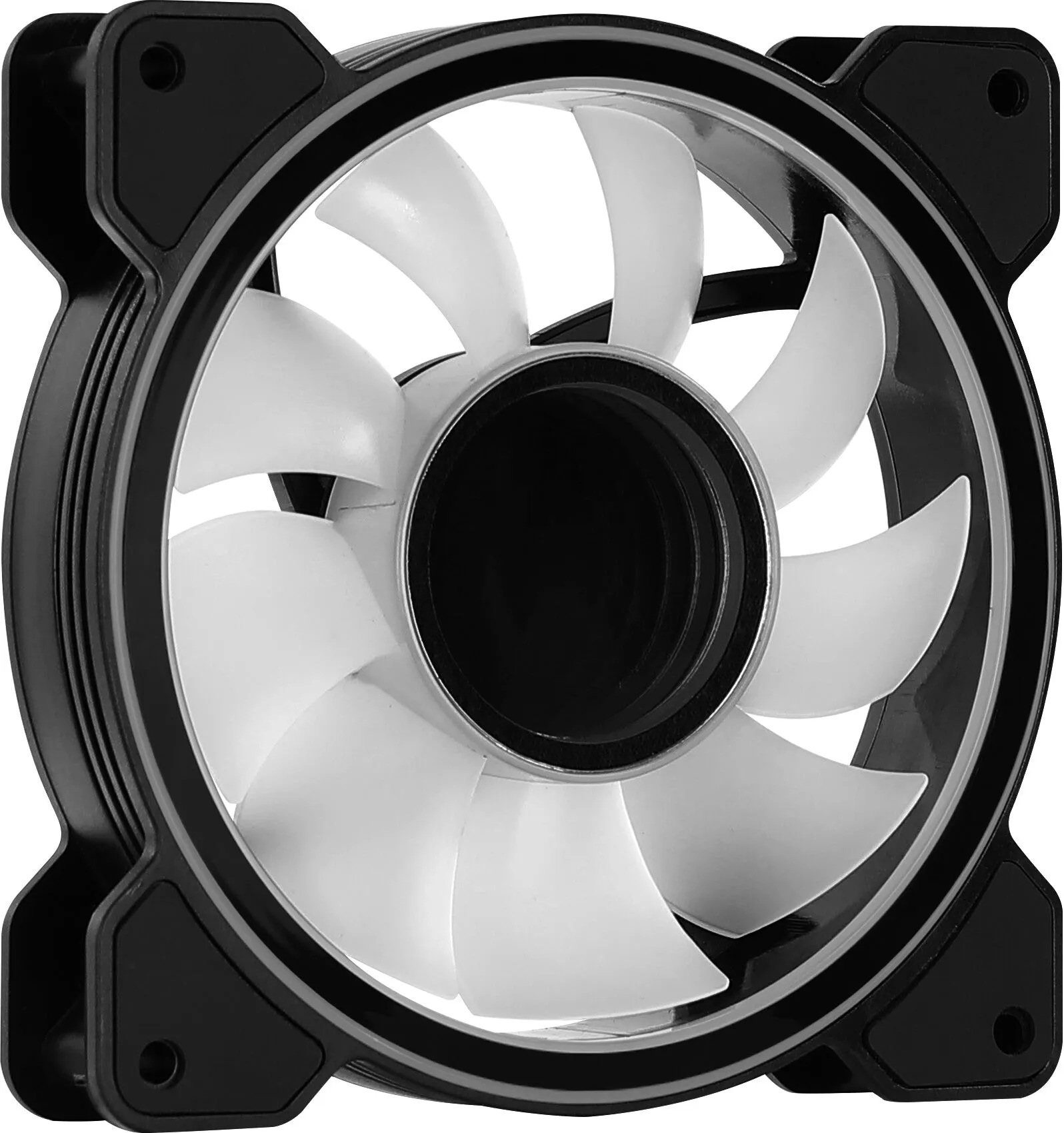 Aerocool MIRAGE12 PC Fan 12cm ARGB 6 Pin Silent Hub Black