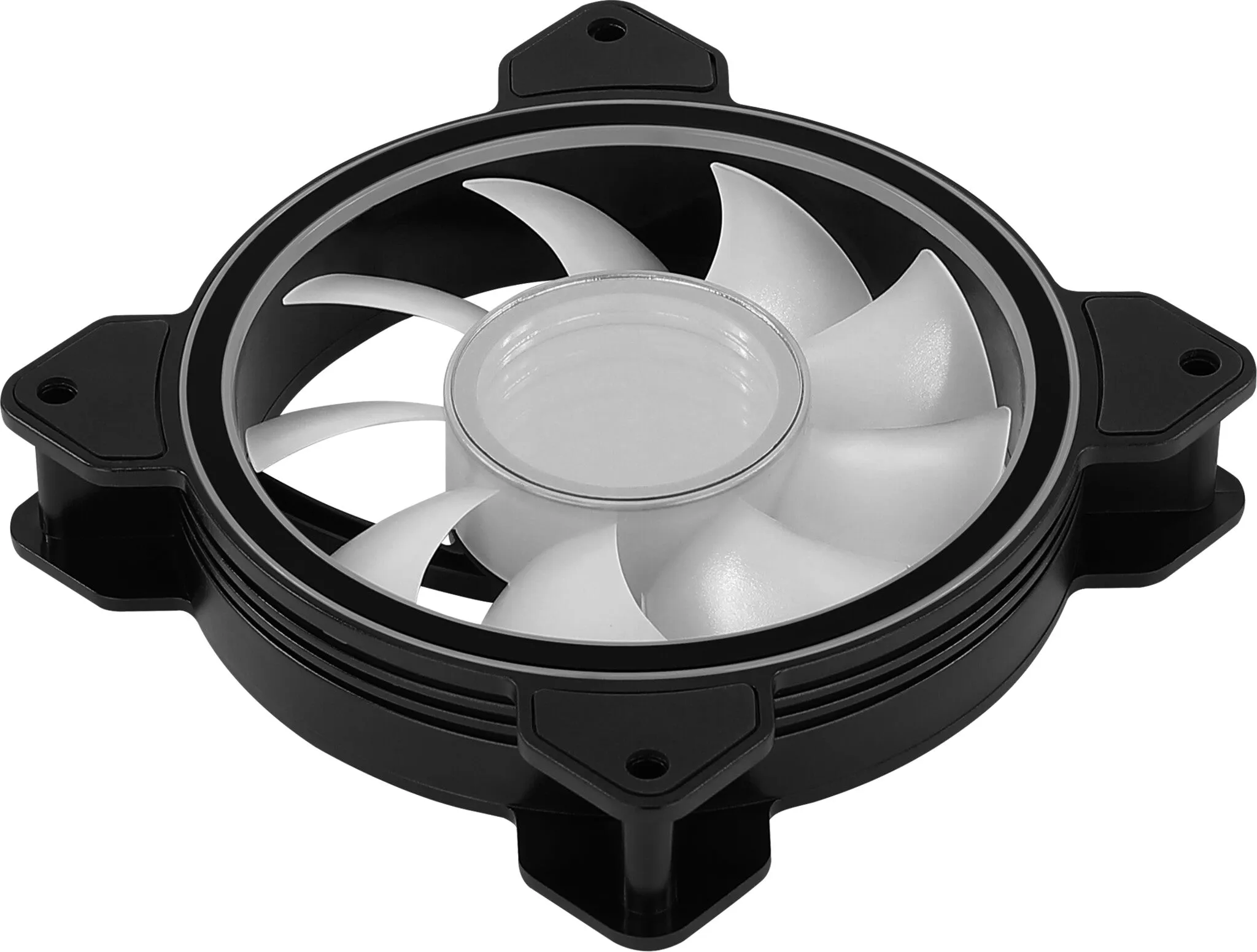 Aerocool MIRAGE12 PC Fan 12cm ARGB 6 Pin Silent Hub Black
