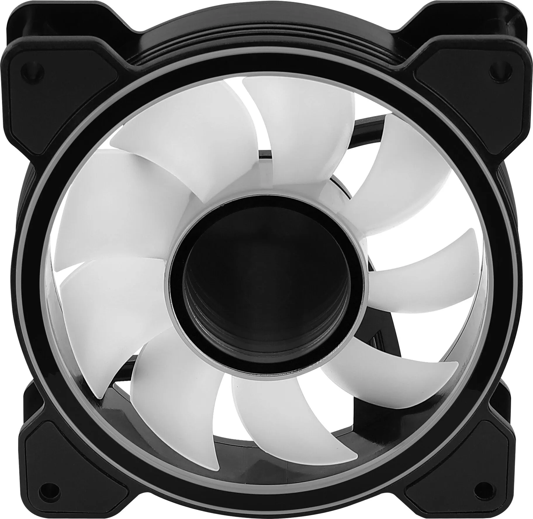 Aerocool MIRAGE12 PC Fan 12cm ARGB 6 Pin Silent Hub Black