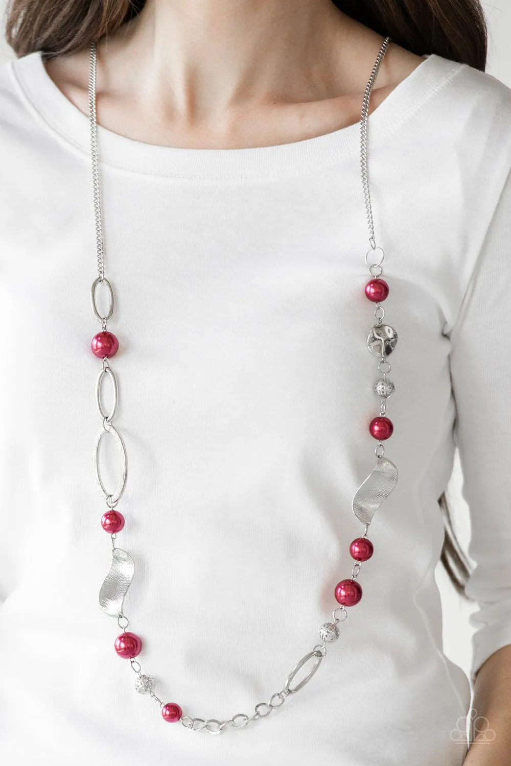 All About Me Red Necklace
