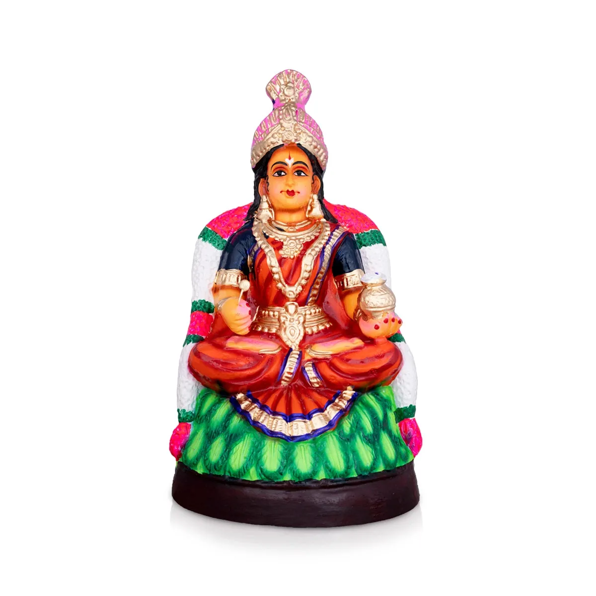 Annapoorani Paper Mache Golu Bommai - 15 x 7.5 Inches | Giri Golu Doll/ Navaratri Golu Bomma/Gombe/Bommai