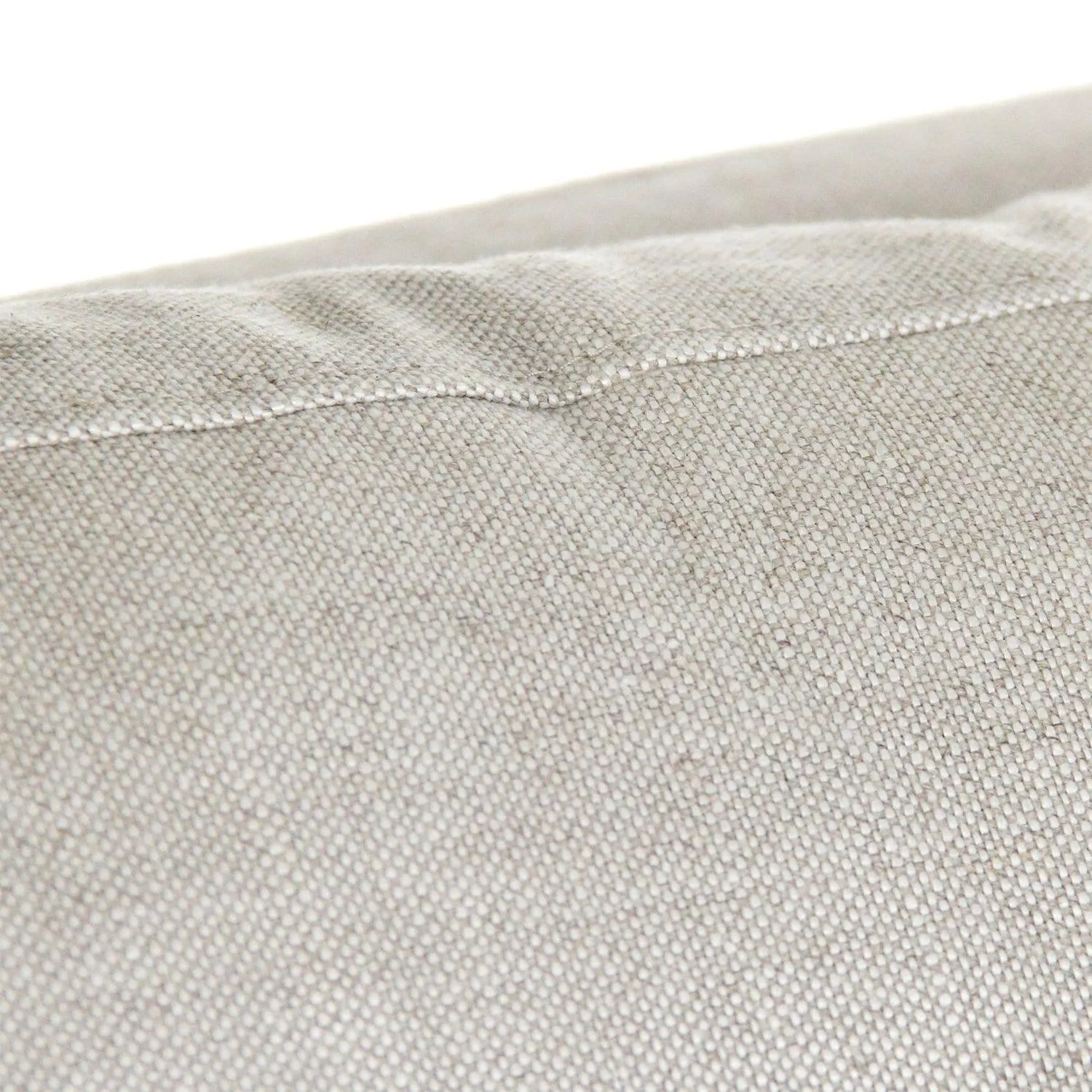 Antique Linen Cabriole Arm Sofa