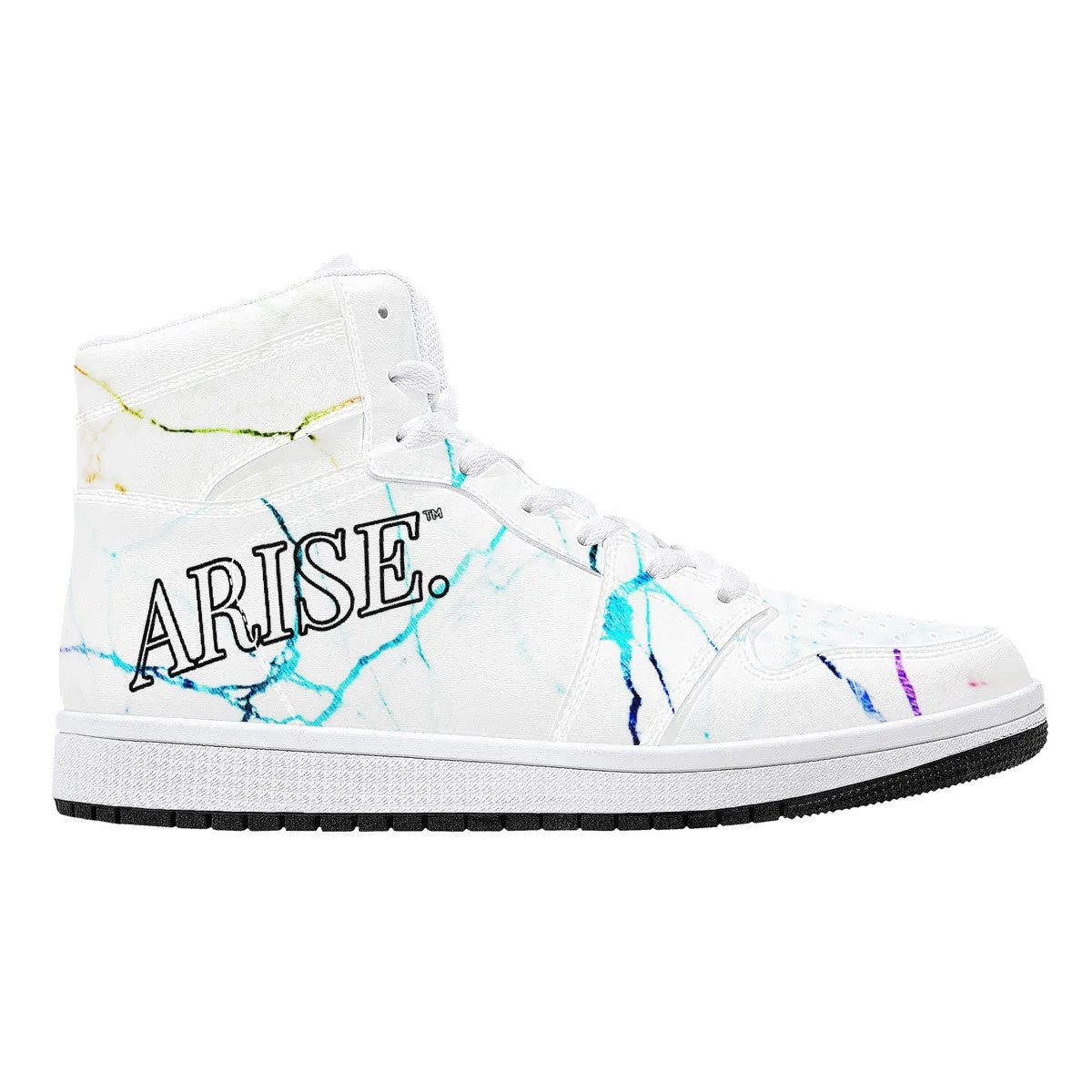 Arise Merch - Flawed | Customized High tops | Shoe Zero