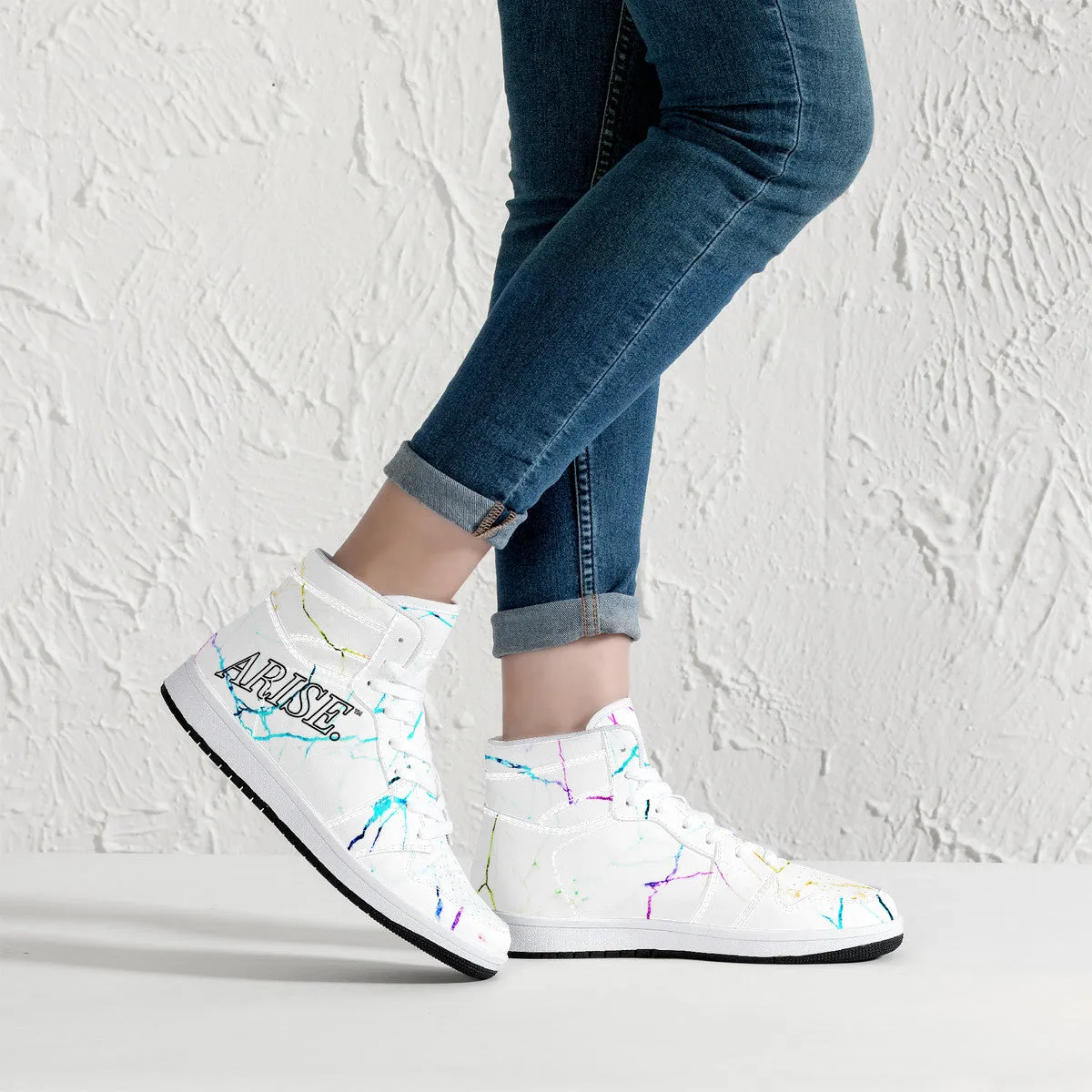 Arise Merch - Flawed | Customized High tops | Shoe Zero