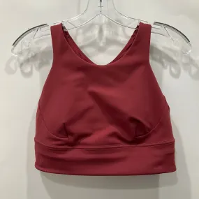 Athletic Bra By Lululemon In Red, Size: 10