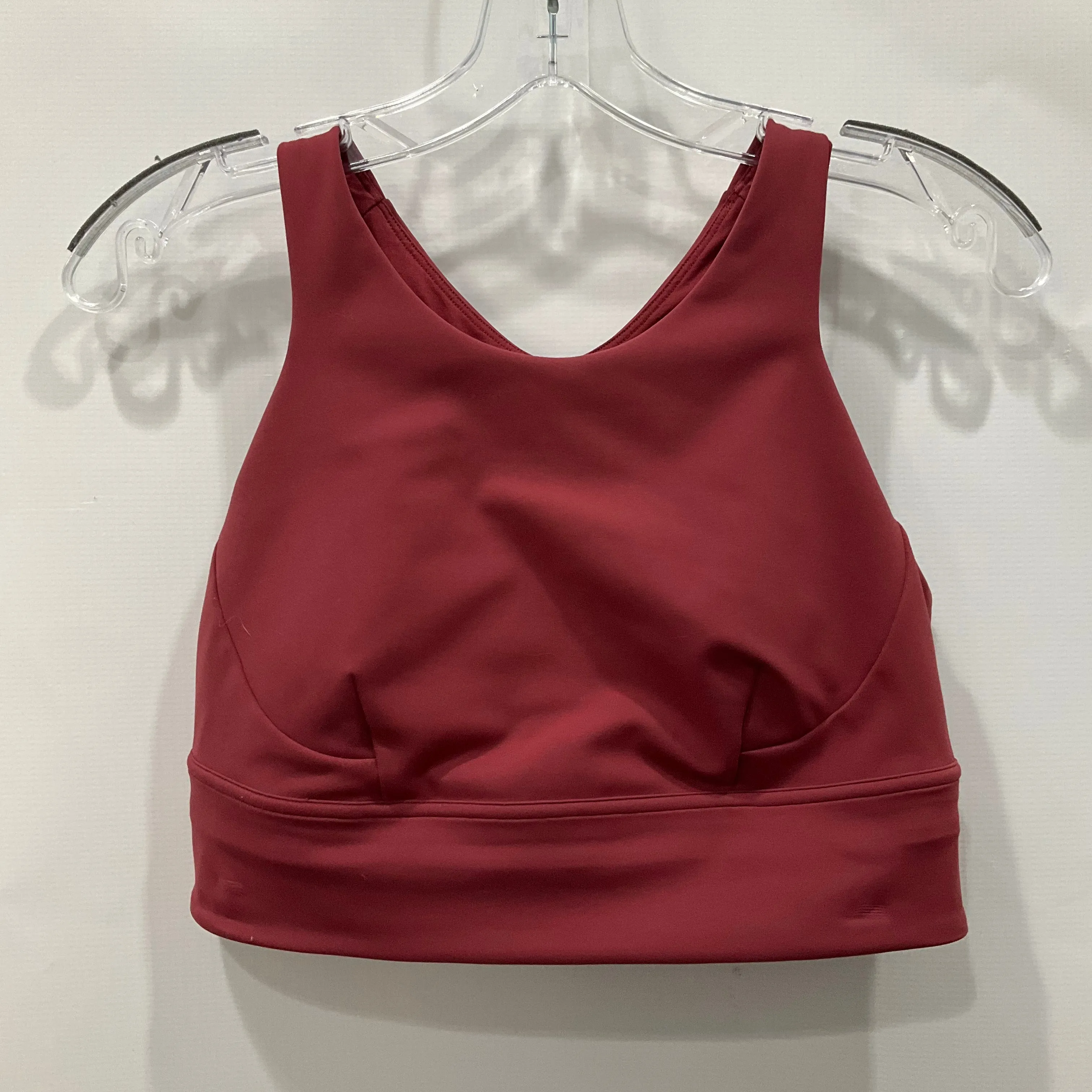 Athletic Bra By Lululemon In Red, Size: 10