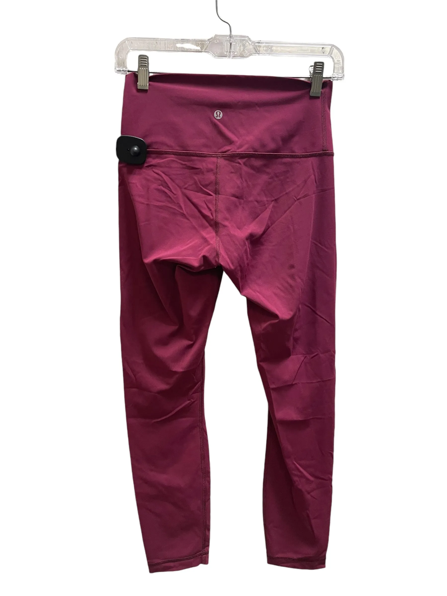 Athletic Leggings By Lululemon In Red, Size: 6