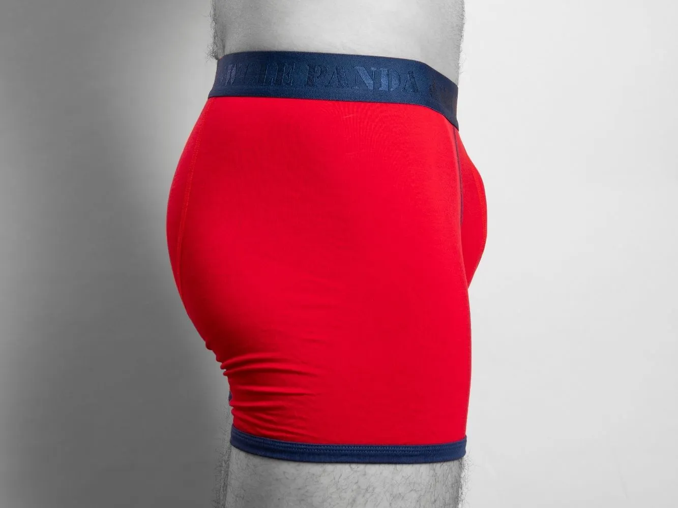 Bamboo Boxers - Red / Blue Band