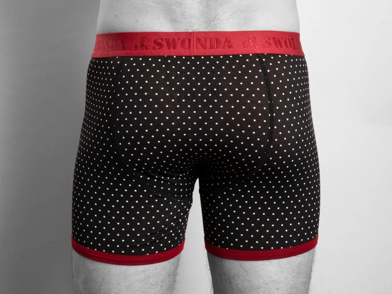 Bamboo Boxers - White Dots