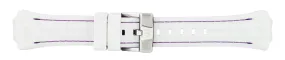Band for Cruise Original/Cruise Original Glam 111015 White with Purple Stitching and Purple Back
