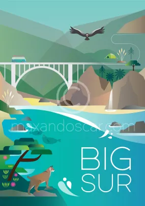 BIG SUR PRINT
