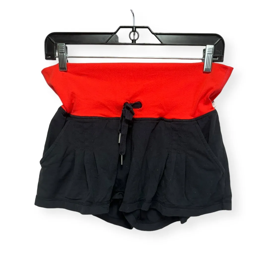 Black & Red Athletic Shorts Lululemon, Size 8