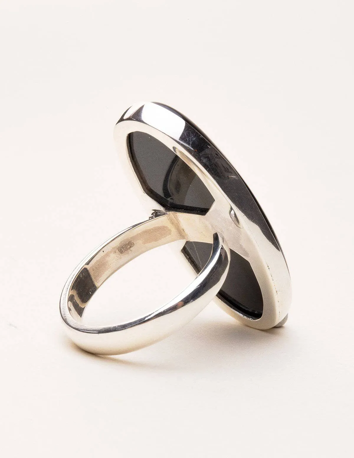 Blue Tiger's Eye Ring - Adjustable
