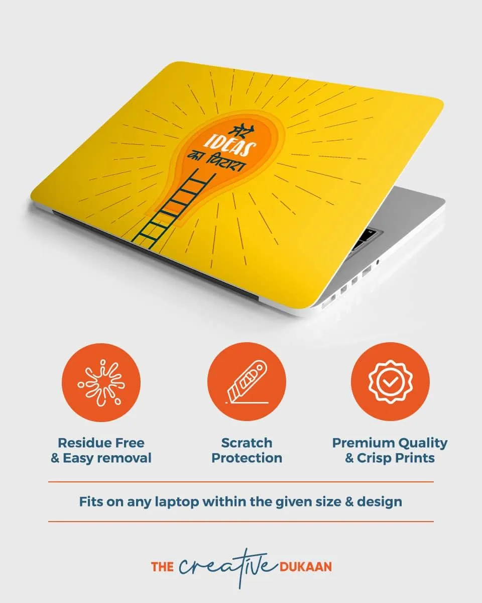 Bright Mere Ideas Ka Pitara Cool Laptop Skin