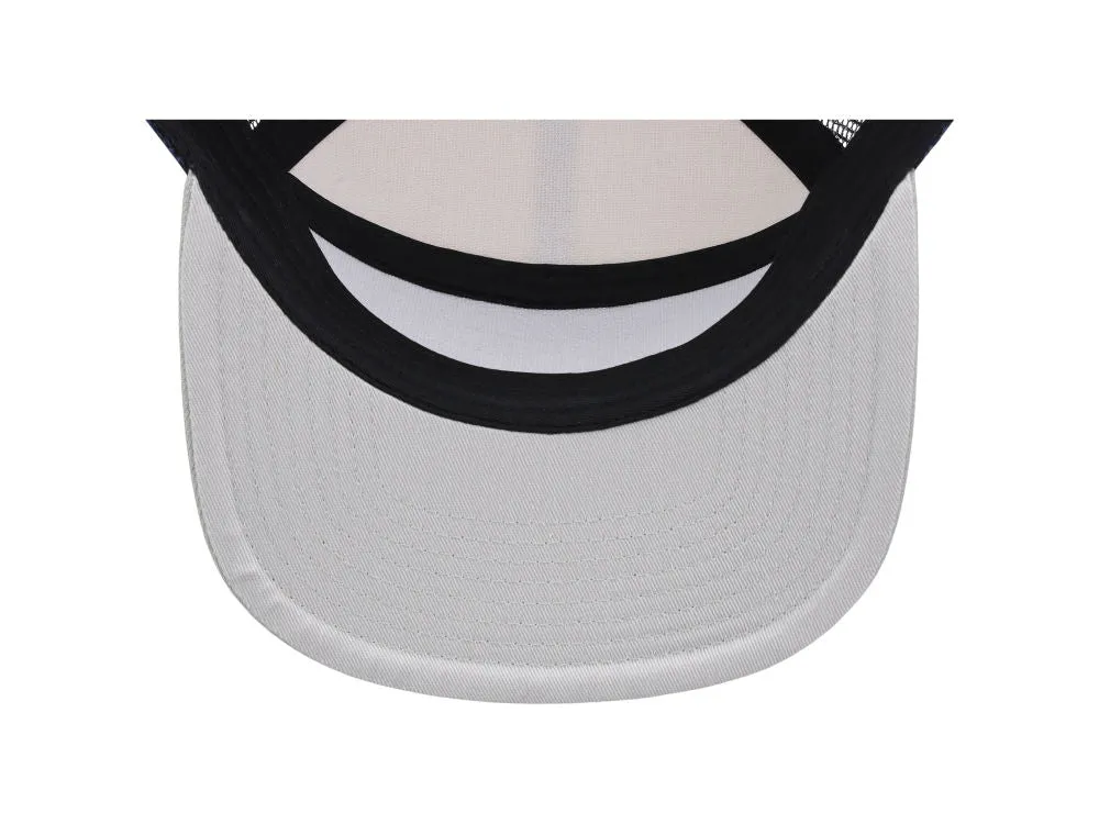 Crowns by Lids Birdie 7-Panel Trucker - Navy/Light Blue/Ivory