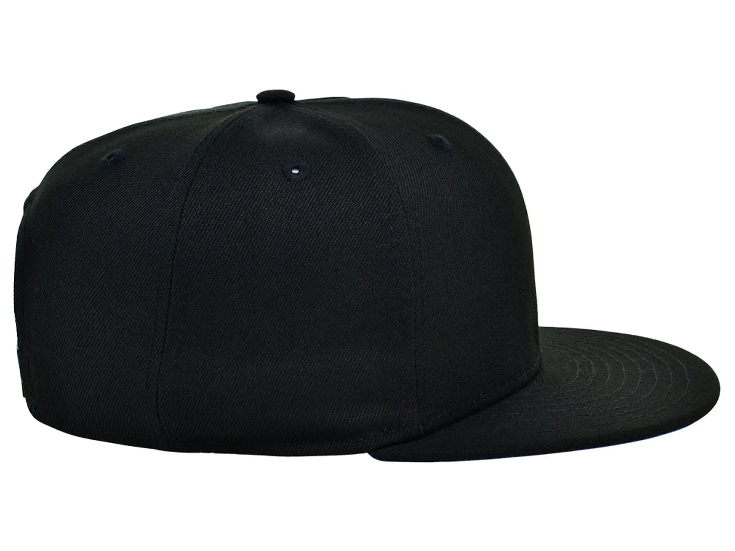 Crowns By Lids Dime Snapback UV Cap - Black/Royal Blue