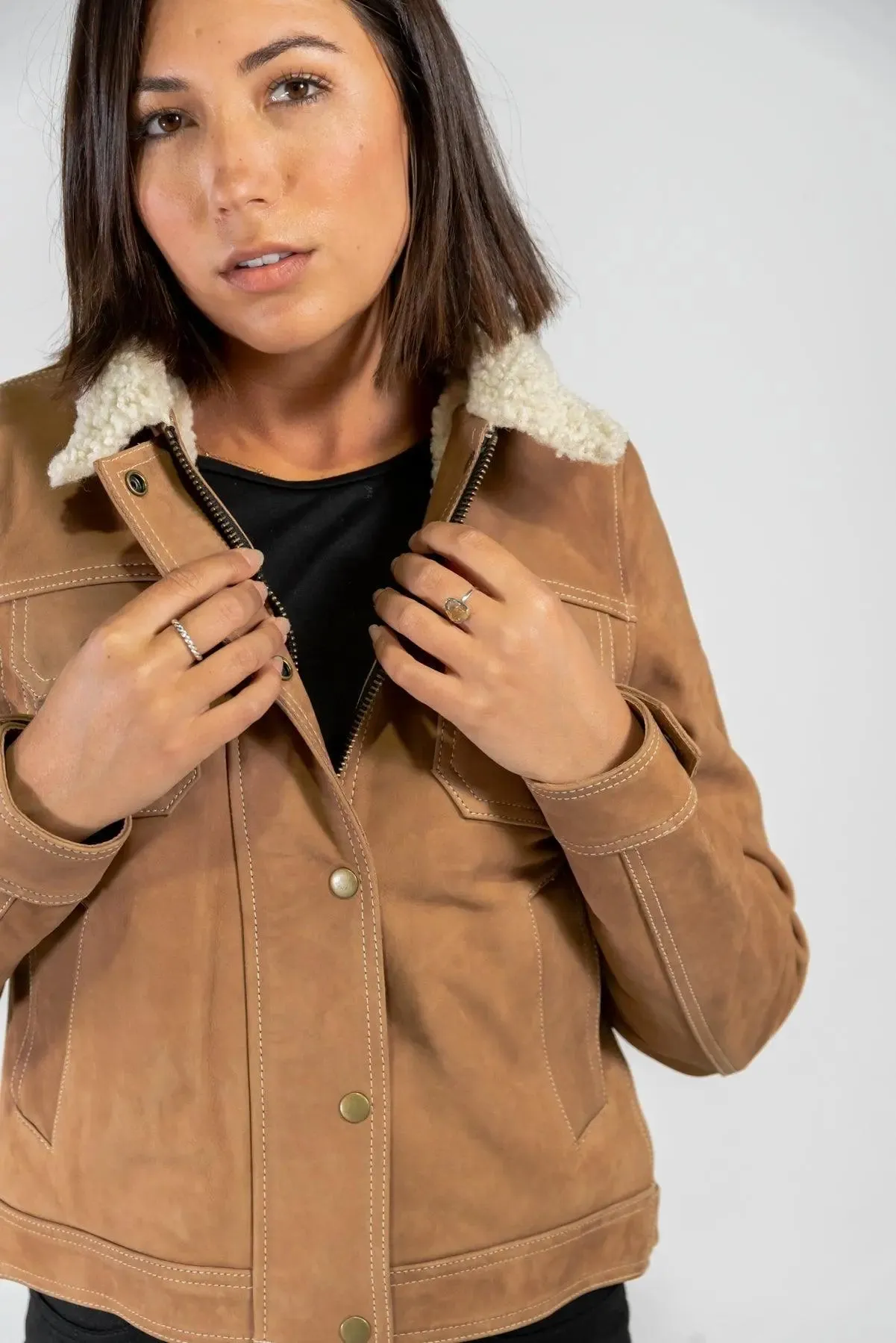 Dakota Nubuck Motorcycle Jacket (Armoured)