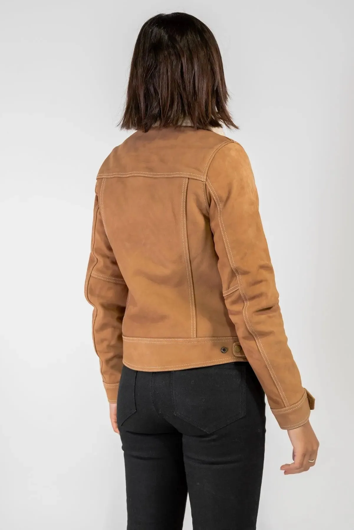 Dakota Nubuck Motorcycle Jacket (Armoured)