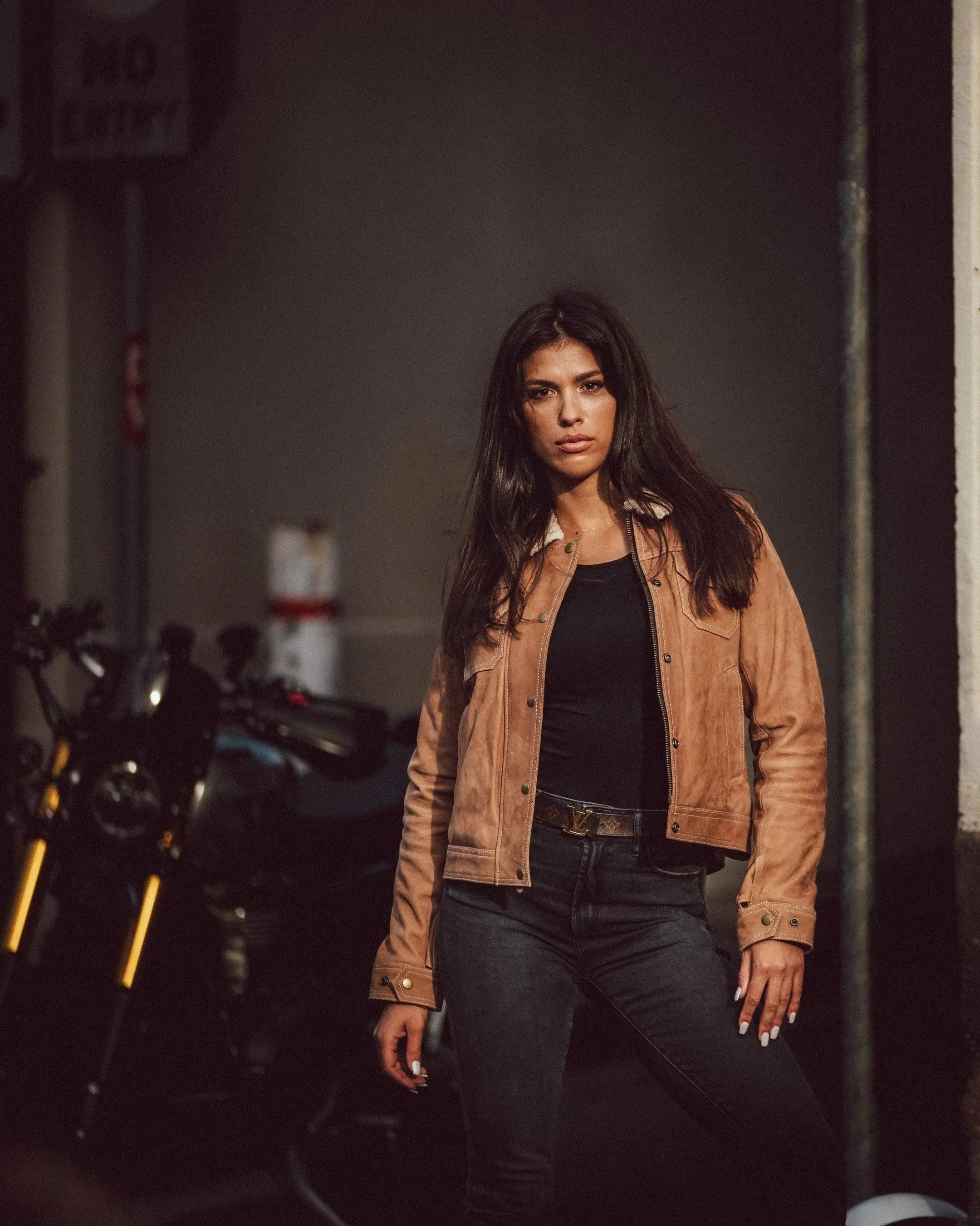 Dakota Nubuck Motorcycle Jacket (Armoured)