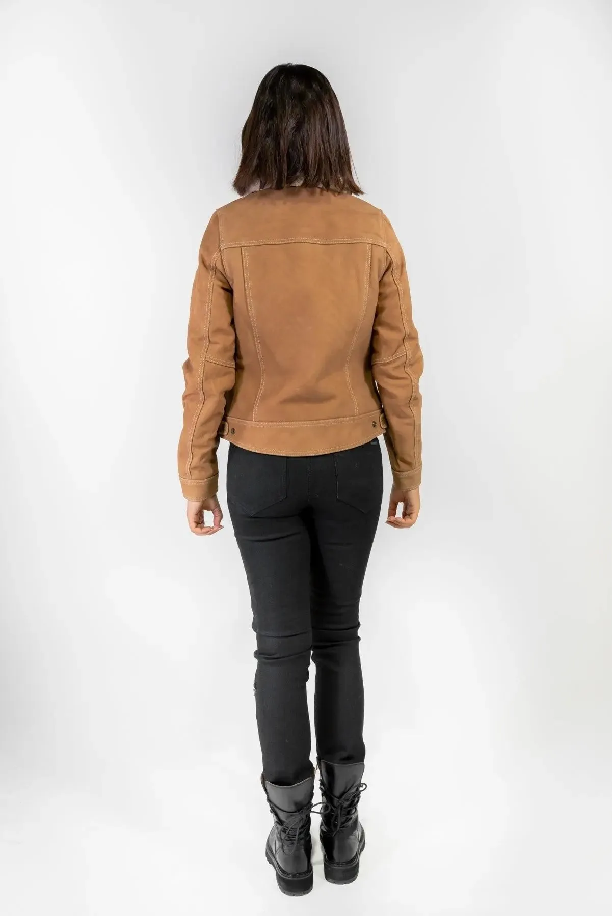 Dakota Nubuck Motorcycle Jacket (Armoured)