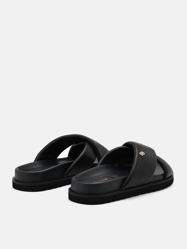 Della Slip On Slide Sandals