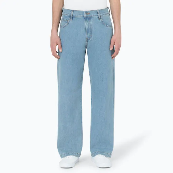 Dickies Skateboarding Wingville Loose Fit Jeans - Light Denim