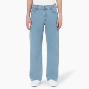 DICKIES - SKATEBOARDING WINGVILLE LOOSE FIT JEANS LIGHT DENIM