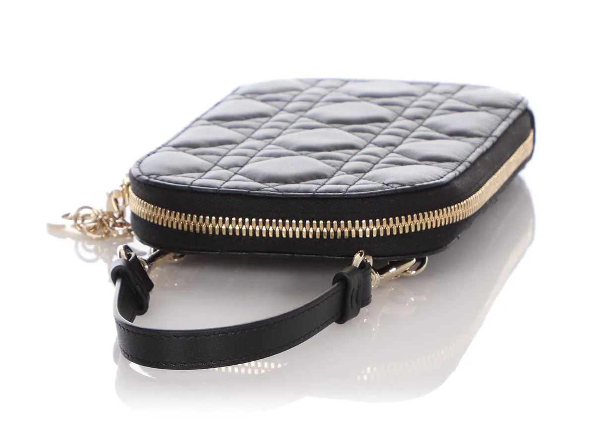 Dior Black Lady Dior Phone Holder