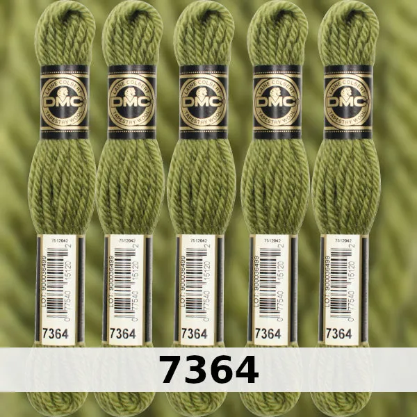 DMC Tapestry Wool 3 - columns 9, 10, 11, and 12 on shade card