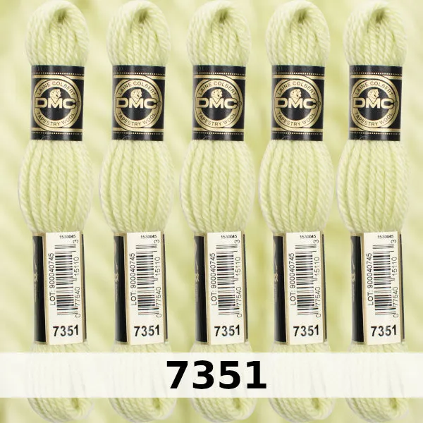 DMC Tapestry Wool 3 - columns 9, 10, 11, and 12 on shade card