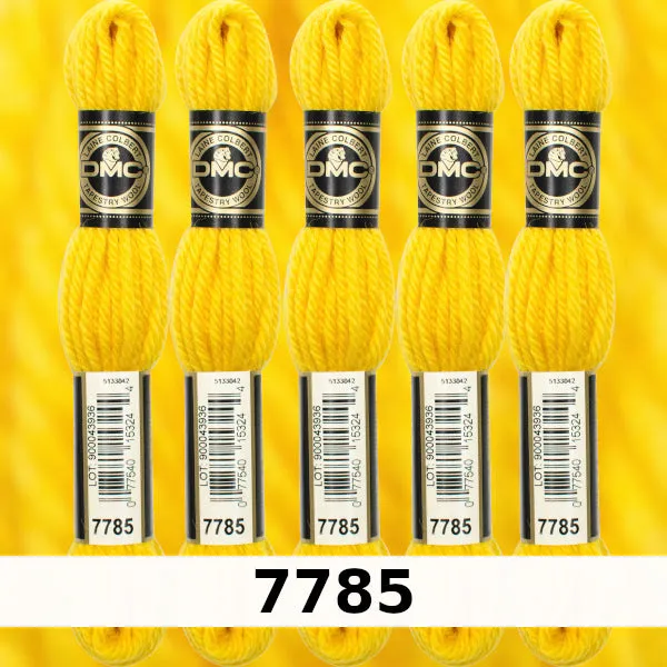 DMC Tapestry Wool 3 - columns 9, 10, 11, and 12 on shade card