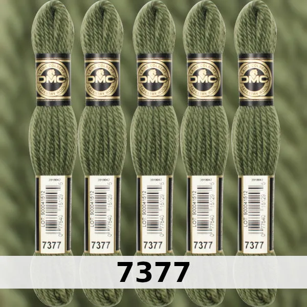 DMC Tapestry Wool 3 - columns 9, 10, 11, and 12 on shade card