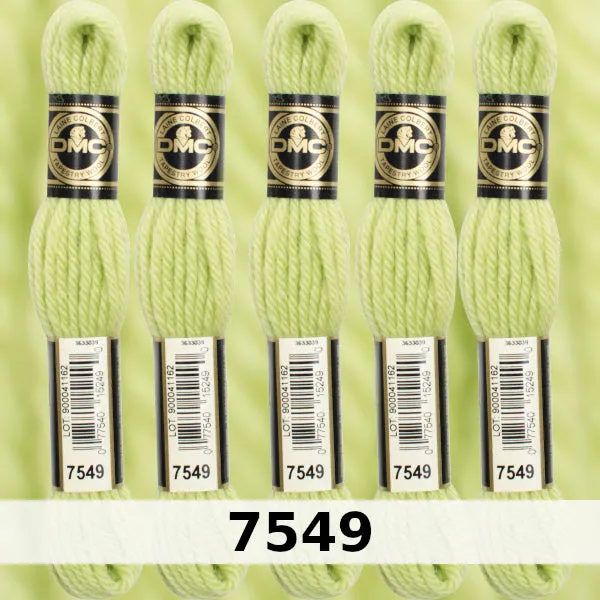 DMC Tapestry Wool 3 - columns 9, 10, 11, and 12 on shade card