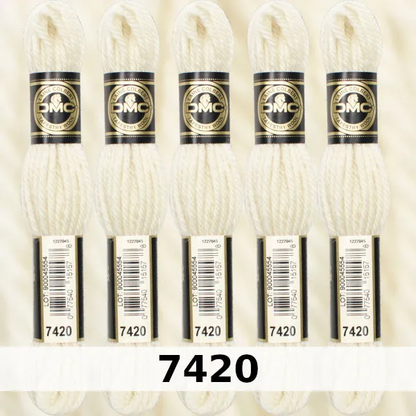DMC Tapestry Wool 3 - columns 9, 10, 11, and 12 on shade card