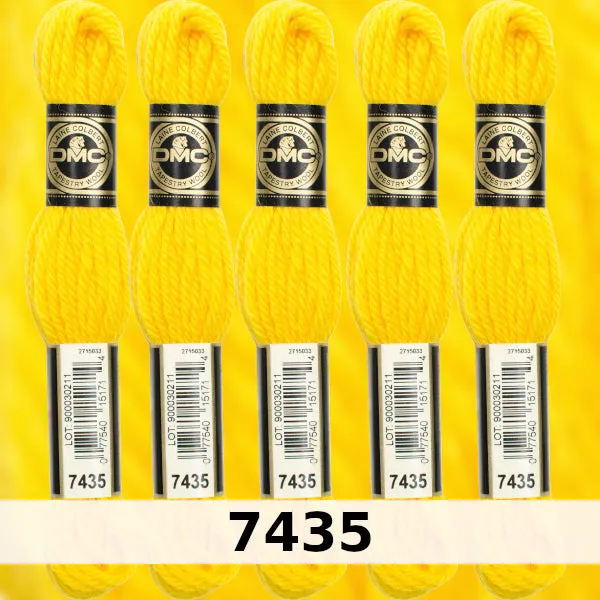DMC Tapestry Wool 3 - columns 9, 10, 11, and 12 on shade card