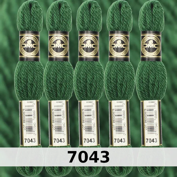 DMC Tapestry Wool 3 - columns 9, 10, 11, and 12 on shade card