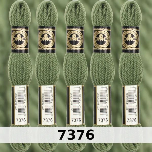 DMC Tapestry Wool 3 - columns 9, 10, 11, and 12 on shade card