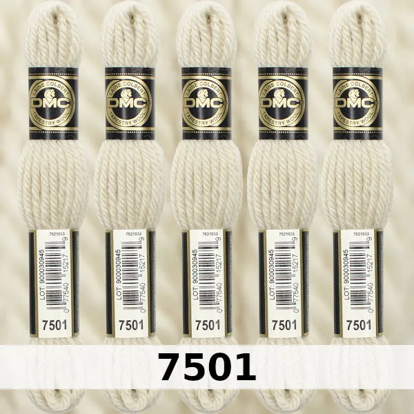 DMC Tapestry Wool 3 - columns 9, 10, 11, and 12 on shade card