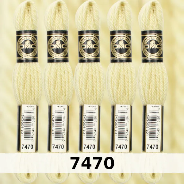 DMC Tapestry Wool 3 - columns 9, 10, 11, and 12 on shade card