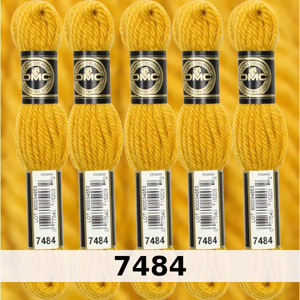 DMC Tapestry Wool 3 - columns 9, 10, 11, and 12 on shade card