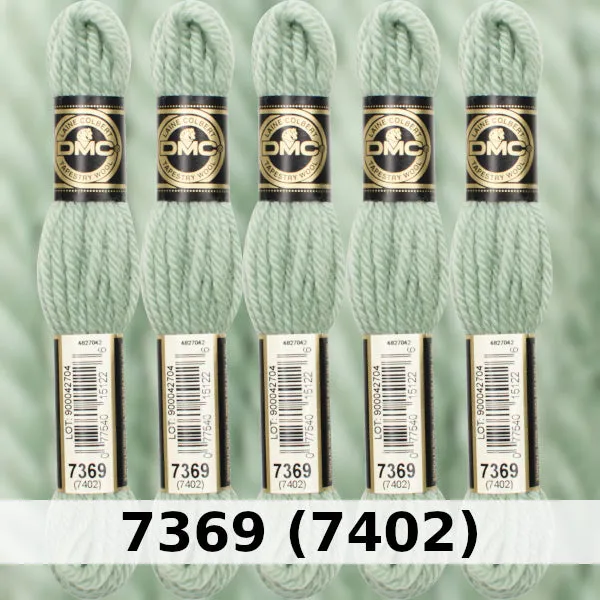 DMC Tapestry Wool 3 - columns 9, 10, 11, and 12 on shade card