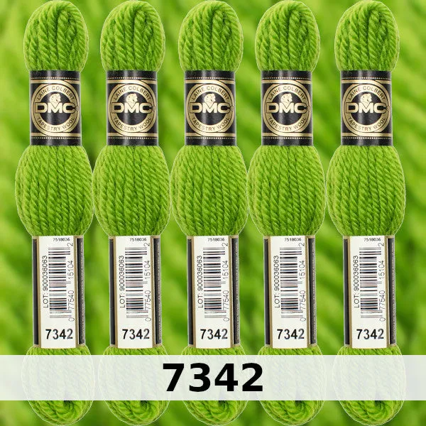 DMC Tapestry Wool 3 - columns 9, 10, 11, and 12 on shade card