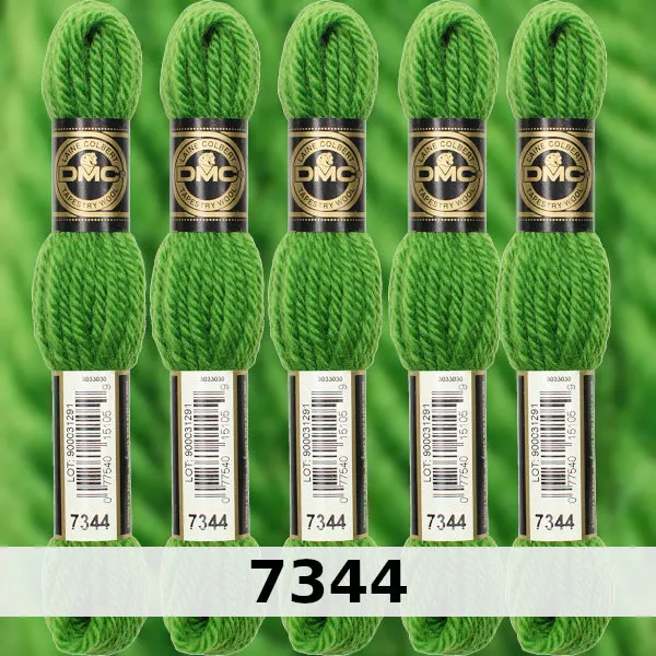 DMC Tapestry Wool 3 - columns 9, 10, 11, and 12 on shade card