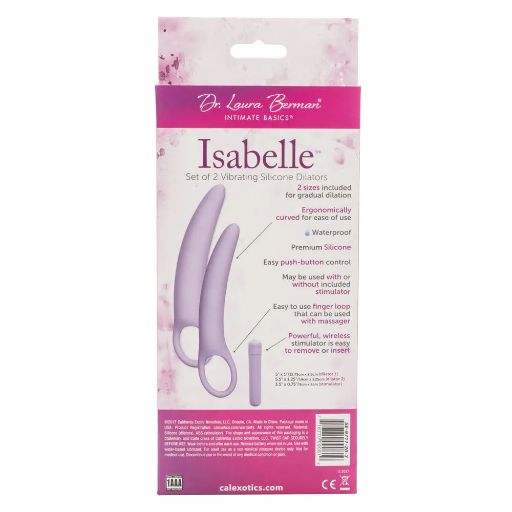 Dr. Laura Berman Isabelle - Set of 2 Vibrating Silicone Dilators