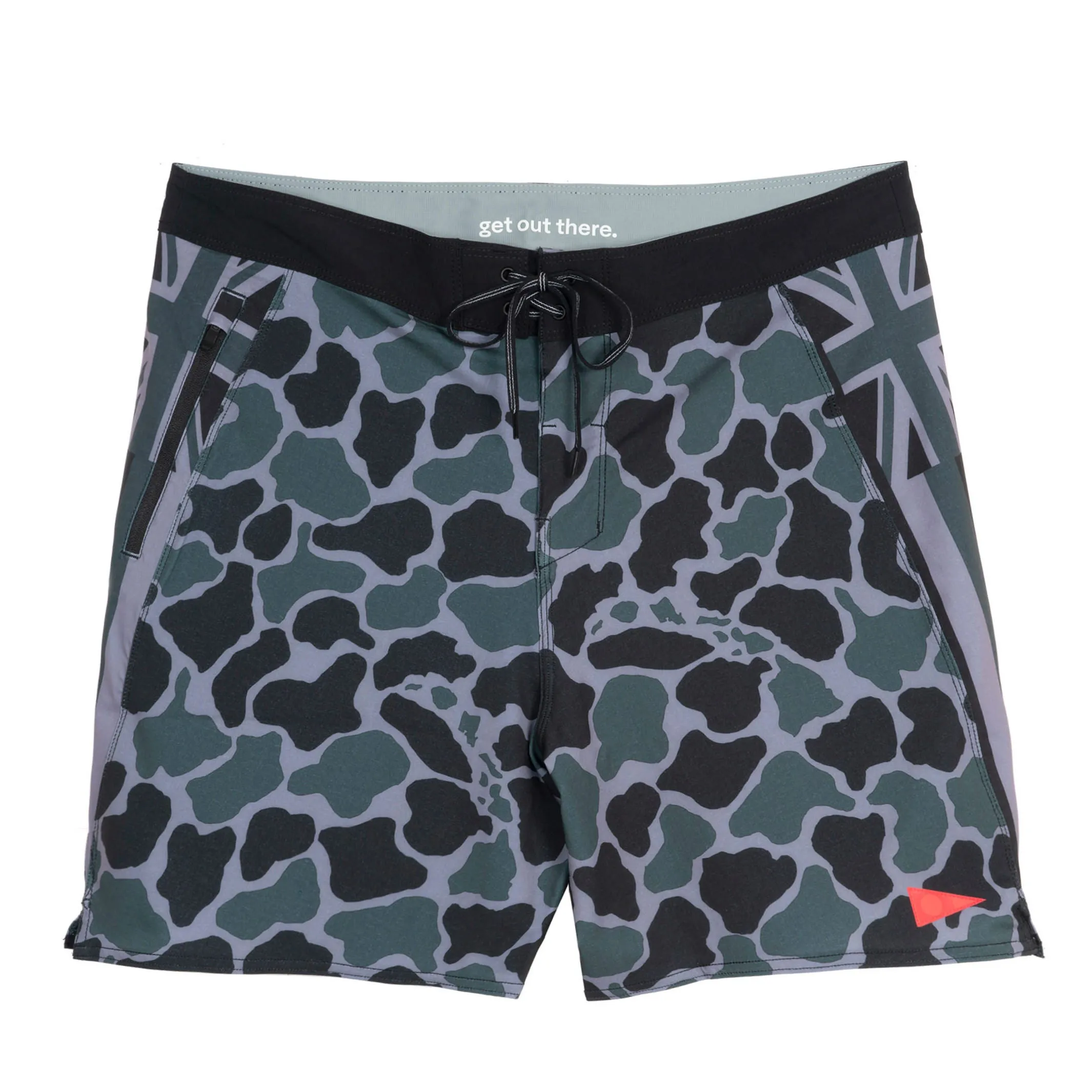 F1 Pro Hawaii Camo Boardshort