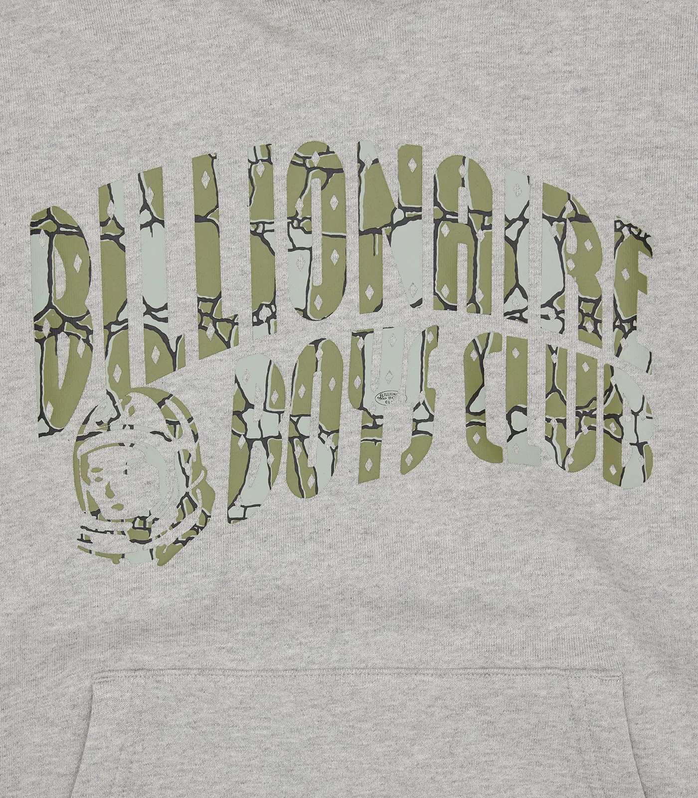 GATOR CAMO ARCH LOGO POPOVER HOOD - HEATHER GREY