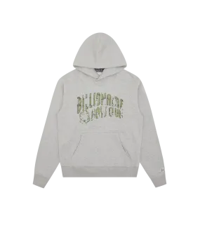 GATOR CAMO ARCH LOGO POPOVER HOOD - HEATHER GREY